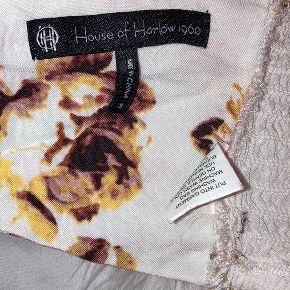 Floral crop top tie back - Picture 4 of 6